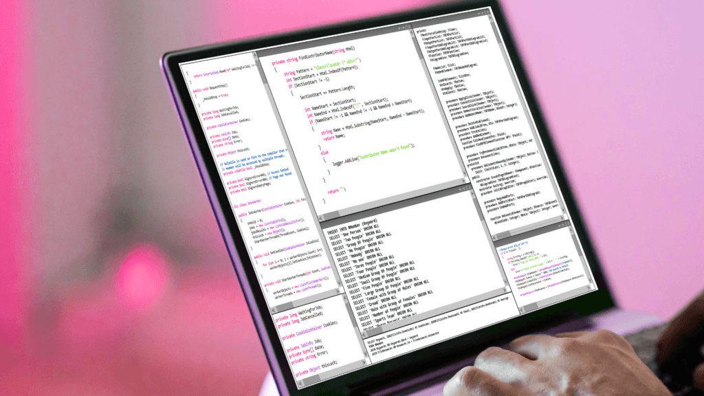 PLC and HMI programming interface