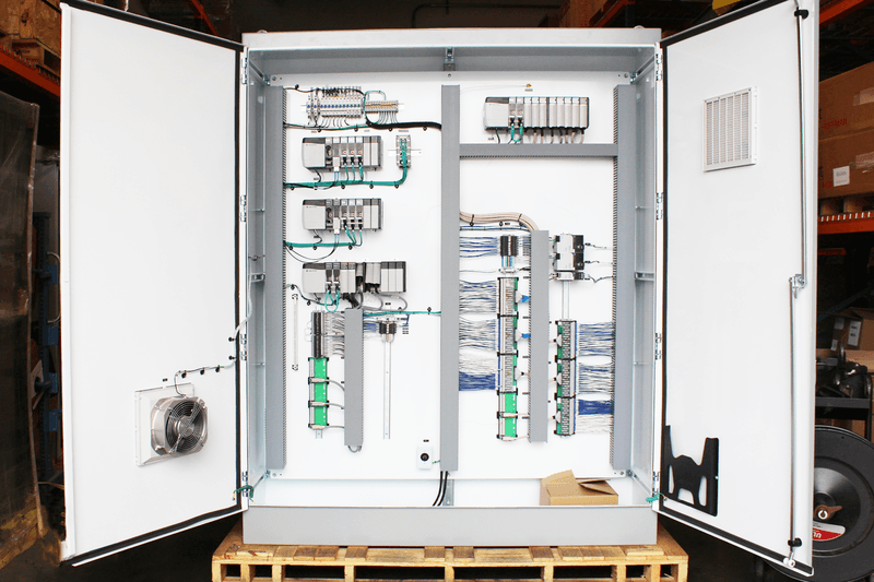 2 door open control panel