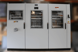 3 door windowed control panel