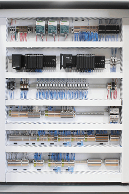 Clean control panel interior